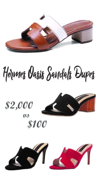 hermes sandals dupe black|hermes oasis sandals outfit.